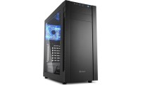 Sharkoon S25-W Midi Tower Κουτί Υπολογιστή με Πλαϊνό Παράθυρο Μαύρο