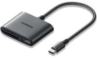Ugreen CM387 Card Reader Type-C για SD/microSD Γκρι
