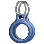 Belkin Key Ring Θήκη Μπρελόκ Σιλικόνης για AirTag σε Μπλε χρώμα