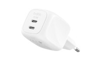 Belkin BoostCharge Pro Dual USB-C GaN Wall Charger 50W White