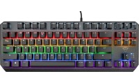 Trust GXT 834 Callaz Gaming Μηχανικό Πληκτρολόγιο με Outemu Red διακόπτες και RGB φωτισμό (Αγγλικό US)