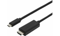 Digitus Cable HDMI male - USB-C male 2m Μαύρο