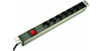 Digitus Πολύπριζο Rack 2 m 7 Έξοδος (οι) εναλλασσόμενου ρεύματος Μαύρο