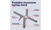Trust Βάση Στήριξης για Laptop Γκρι (25647)