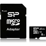Silicon Power microSDHC 8GB Class 10 with Adapter