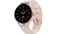 QCY Elite S11 Smartwatch με Παλμογράφο (Ροζ Χρυσό - Small)