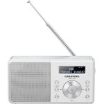 Grundig Music 6000 DAB+ Επιτραπέζιο Ραδιόφωνο Ρεύματος / Μπαταρίας DAB+ Λευκό