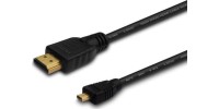 Savio HDMI 1.4 Cable HDMI male - micro HDMI male 1m Μαύρο