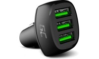 Green Cell Φορτιστής Αυτοκινήτου PowerRide 18W με Θύρες: 3xUSB