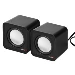 Audiocore AC870 Ηχεία Υπολογιστή 2.0 με Ισχύ 6W σε Μαύρο Χρώμα