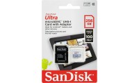 Sandisk Ultra microSDXC 256GB Class 10 V30 UHS-I με αντάπτορα