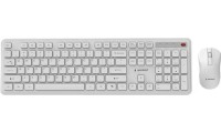 Gembird Slim Pro Ασύρματο Σετ Πληκτρολόγιο & Ποντίκι Αγγλικό US Λευκό