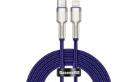 Baseus Cafule Metal Braided USB-C to Lightning Cable 20W Μωβ 2m