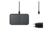 Samsung Ασύρματος φορτιστής Super Fast Duo 15W Μαύρο