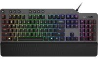 Lenovo Legion K500 Gaming Μηχανικό Πληκτρολόγιο με Outemu Red διακόπτες και RGB φωτισμό (Αγγλικό US) Γκρι