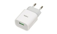 iBox Φορτιστής Χωρίς Καλώδιο με Θύρα USB-A και Καλώδιο micro USB 12W Λευκός (C-41)