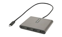StarTech USB-C Docking Station με HDMI και συνδεση 4 Οθονών Γκρι