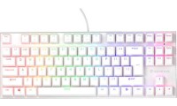 Genesis Thor 303 Gaming Μηχανικό Πληκτρολόγιο Tenkeyless με Outemu Peach Silent διακόπτες και RGB φωτισμό (Αγγλικό US) Λευκό