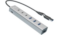 i-tec USB 3.2 Hub 8 Θυρών με σύνδεση USB-A / USB-C Γκρι