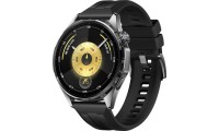 Huawei Watch GT 6 Stainless Steel 46mm Αδιάβροχο με Παλμογράφο Black