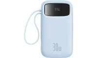Baseus QPow2 Power Bank 20000mAh 30W με Θύρα USB-A και 2 Θύρες USB-C Μπλε