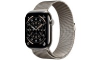 Apple Watch Series 11 Cellular Titanium 46mm Αδιάβροχο με eSIM και Παλμογράφο (Natural Titanium Case with Natural Milanese Loop - M/L)
