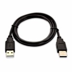V7 USB 2.0 Cable USB-A male - USB-A male Μαύρο 1m (V7USB2AA-01M-1E)