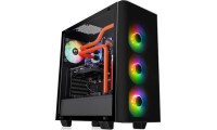 Thermaltake View 21 Tempered Glass RGB Plus Edition Gaming Midi Tower με Πλαϊνό Παράθυρο Μαύρο
