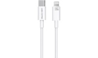 WK WDC-168 USB-C to Lightning Cable 20W Λευκό 1m