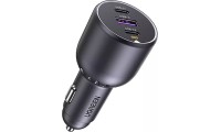 Ugreen EC705 Φορτιστής Αυτοκινήτου 130W με Θύρες: 1xUSB 2xType-C Γκρι Χρώμα