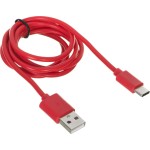 iBox Regular USB 2.0 Cable USB-C male - USB-A male Κόκκινο 1m (IKUMTCR)