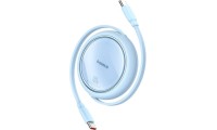 Baseus Free2Draw Retractable USB 2.0 Cable USB-C male - USB-C male 100W Μπλε 1m