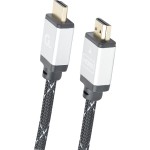 Gembird HDMI 2.0 Braided Cable HDMI male - HDMI male 1m Μαύρο