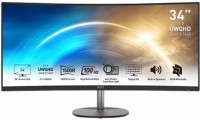 MSI MP341CQ VA Curved Gaming Monitor 34" QHD 3440x1440 με Χρόνο Απόκρισης 4ms GTG