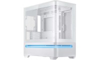 Asus Prime AP202 Gaming Mini Tower Κουτί Υπολογιστή με Πλαϊνό Παράθυρο και ARGB Φωτισμό Λευκό
