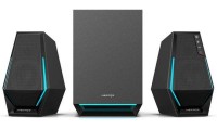Edifier G1500 Max Ηχεία Υπολογιστή 2.1 με RGB Φωτισμό και Bluetooth Ισχύος 30W σε Μαύρο Χρώμα