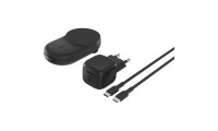 Belkin UltraCharge 3-in-1 Foldable Magnetic Charger with Qi2 25W (Round) Black
