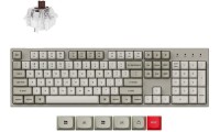 Keychron C2 Pro C2PX-M3 Gaming Μηχανικό Πληκτρολόγιο με Keychron Brown διακόπτες και RGB φωτισμό (Αγγλικό US) Retro