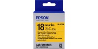 Epson LK-5YBW Ταινία Ετικετογράφου (9m x 18mm) C53S655010 Μαύρο σε Κίτρινο