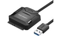 Ugreen Αντάπτορας SATA to USB 3.0 5Gbps Data Transfer HDD SSD Μαύρο