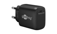 Goobay Φορτιστής Χωρίς Καλώδιο με Θύρα USB-C 25W Power Delivery Μαύρος (65367)