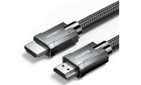 Ugreen HDMI 2.1 Braided Cable HDMI male - HDMI male 1m Μαύρο