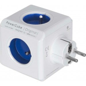 Allocacoc PowerCube 5 AC outlets Blue/White
