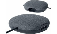 Brennenstuhl Βάση Φόρτισης με 2 Θύρες USB-A σε Γκρι χρώμα (1150020010)