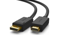 Ugreen Cable DisplayPort male - HDMI male 3m Μαύρο