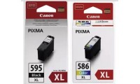 Canon PG-595XL/ CL-586XL Γνήσιο Photo Value Pack με 2 Μελάνια Εκτυπωτή InkJet Μαύρο / Πολλαπλό (Color)