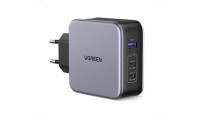 Ugreen Φορτιστής Χωρίς Καλώδιο με Θύρα USB-A και 2 Θύρες USB-C 140W Power Delivery / Quick Charge 4+ Μαύρος (Nexode GaN)