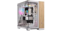 Corsair 6500X Midi Tower Λευκό/Bamboo Wood