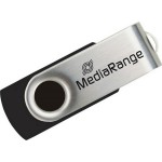 MediaRange 16GB USB 2.0 Black/Silver