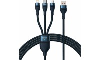 Baseus Flash Series Braided USB to micro USB / Type-C / Lightning Cable Μπλε 1.2m